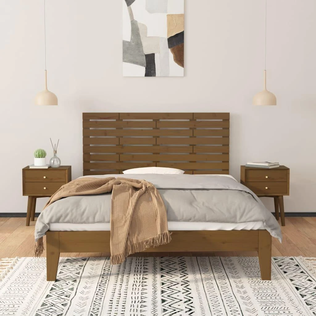 Sieninis galvūgalis, medaus rudas, 156x3x63cm, pušies masyvas