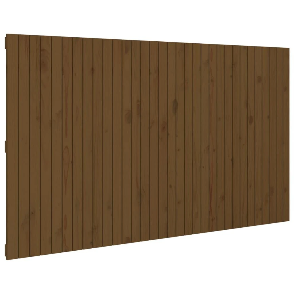Lova Sieninis galvūgalis, medaus rudas, 204x3x110cm, pušies masyvas