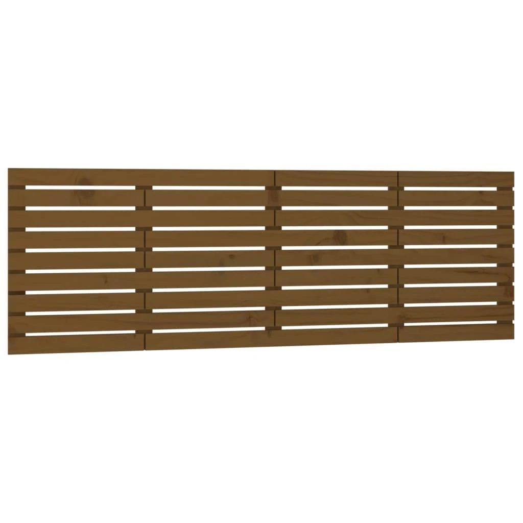 Lova Sieninis galvūgalis, medaus rudas, 206x3x63cm, pušies masyvas