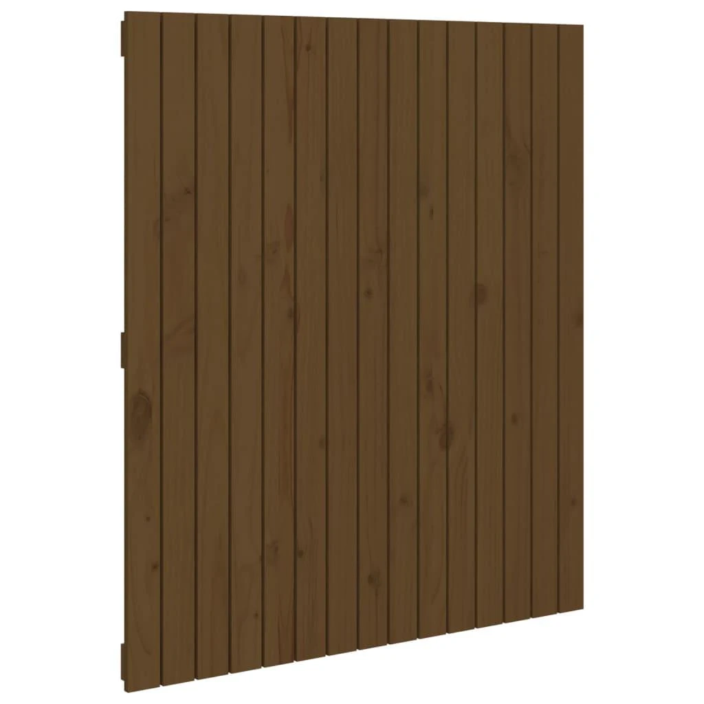 Lova Sieninis galvūgalis, medaus rudas, 95,5x3x110cm, pušies masyvas