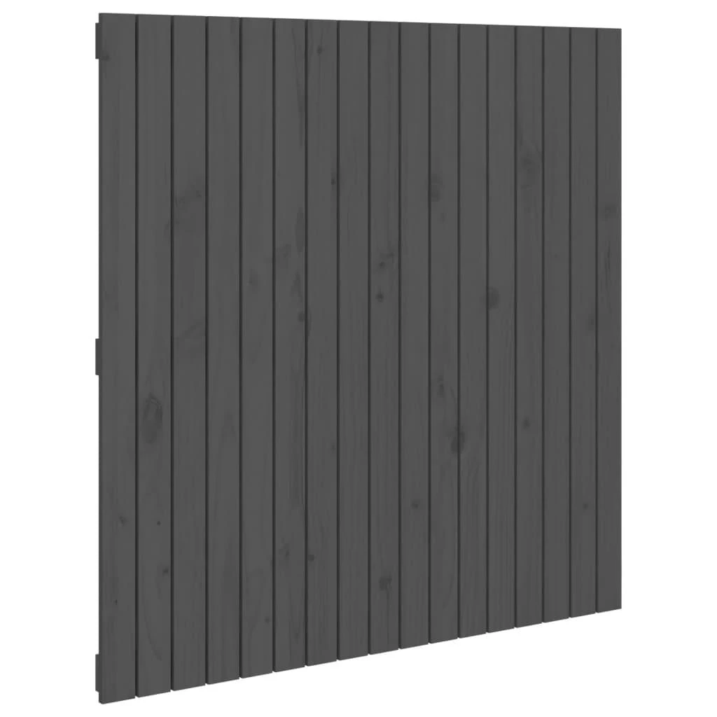 Lova Sieninis galvūgalis, pilkas, 108x3x110cm, pušies masyvas