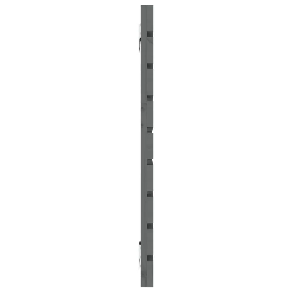 Lova Sieninis galvūgalis, pilkas, 156x3x63cm, pušies masyvas