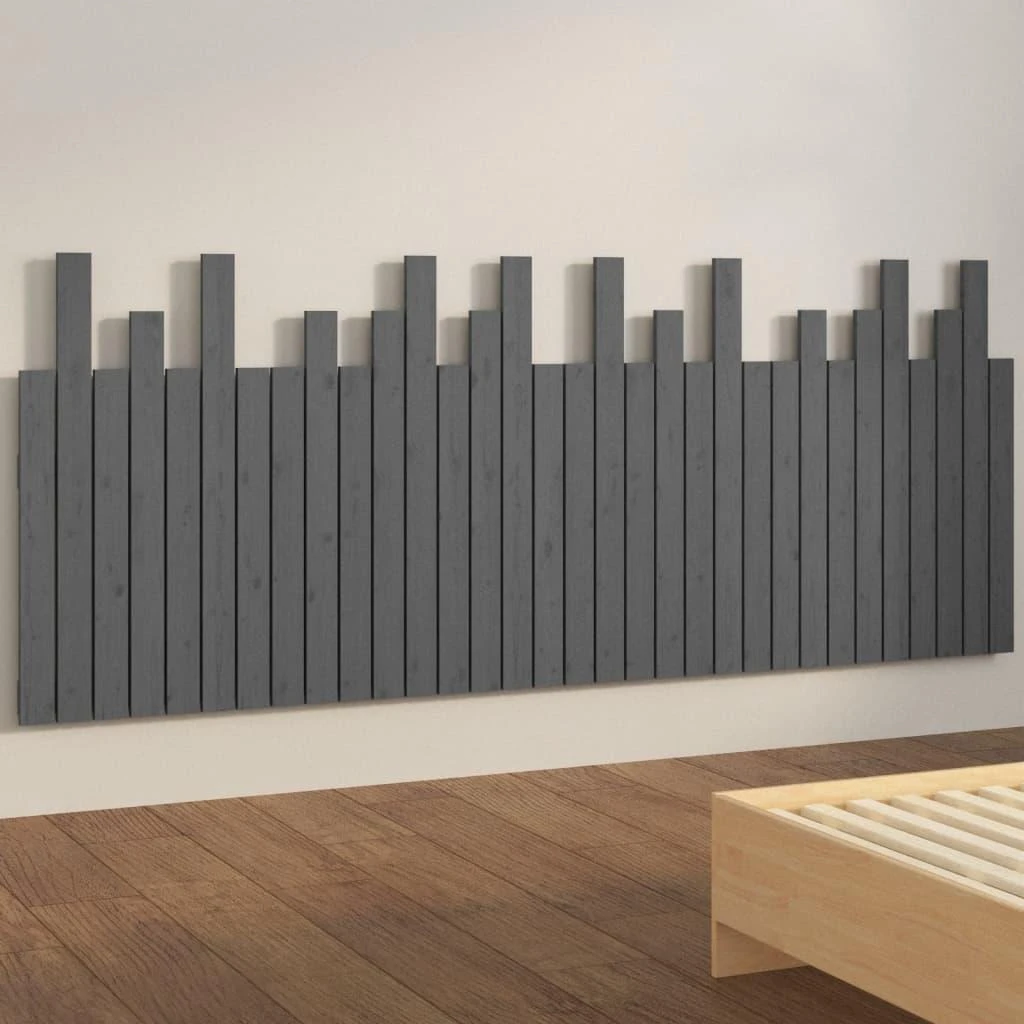 Sieninis galvūgalis, pilkas, 204x3x80cm, pušies masyvas