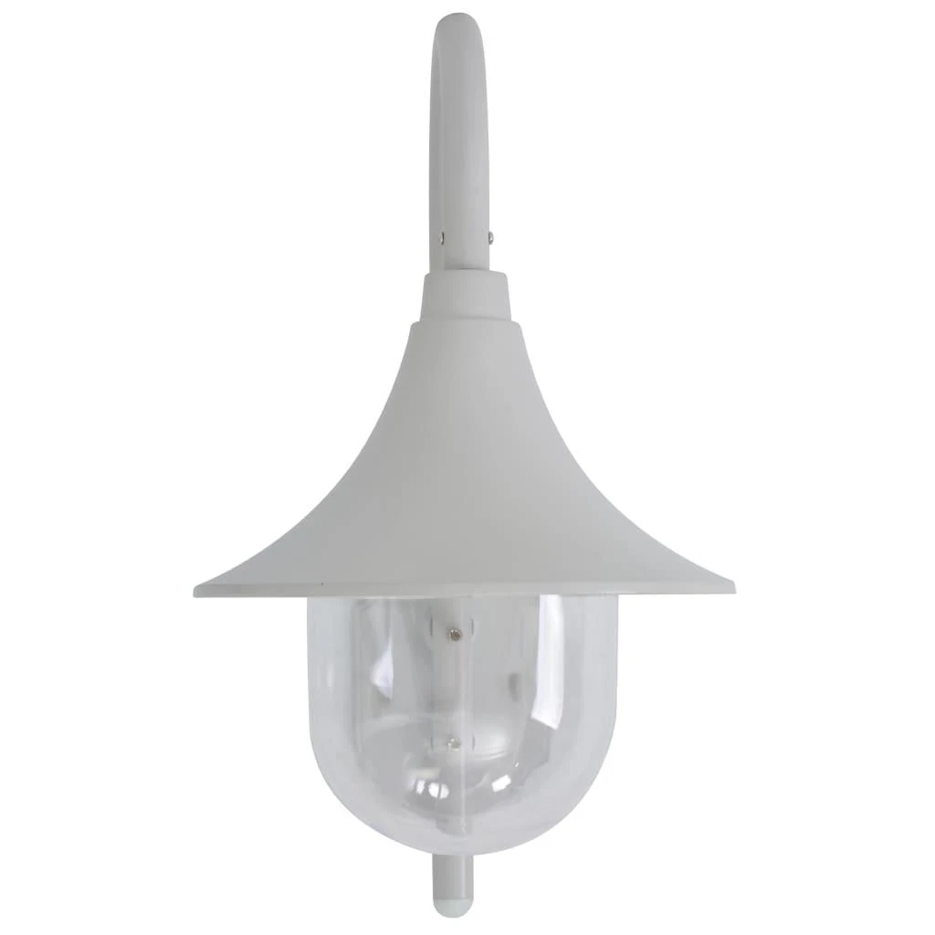 Sieninis šviestuvas Sieninis sodo šviestuvas, baltas, 42 cm, aliuminis, E27