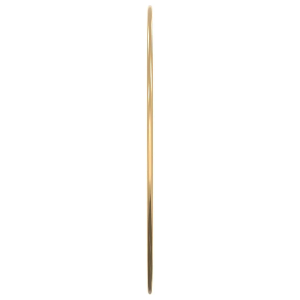 Sieninis veidrodis, auksinis, 40cm skersmens, apskritas