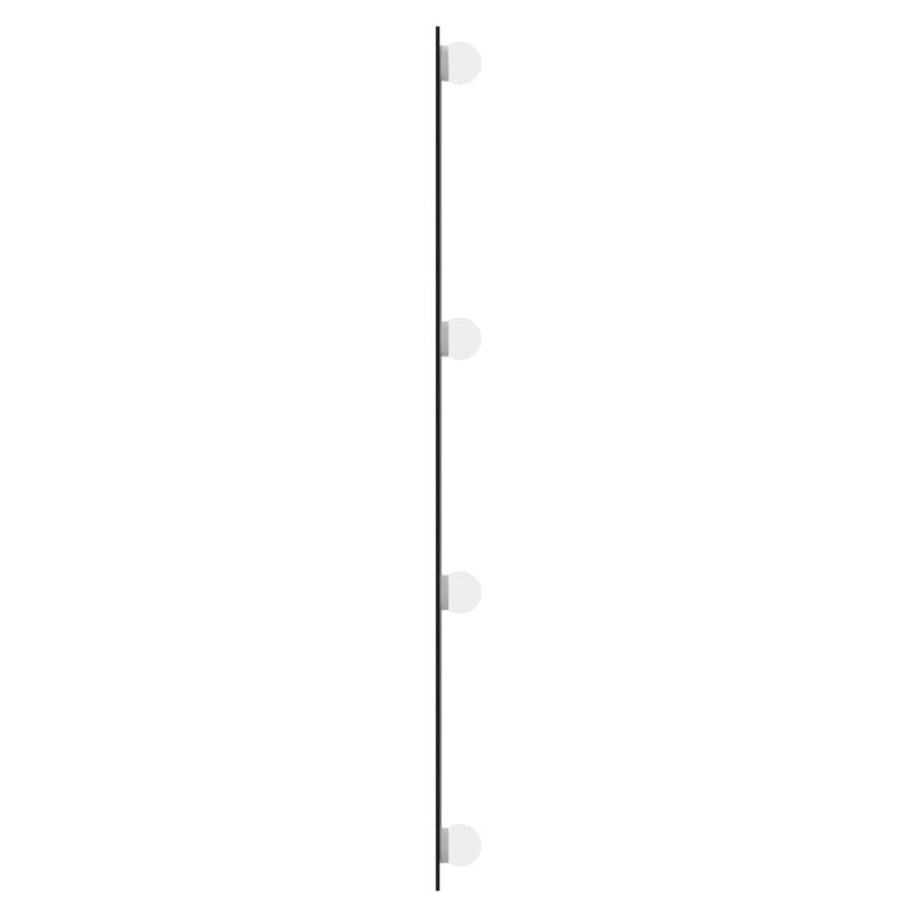 Sieninis veidrodis su LED lemputėmis, 40x80cm, stiklas