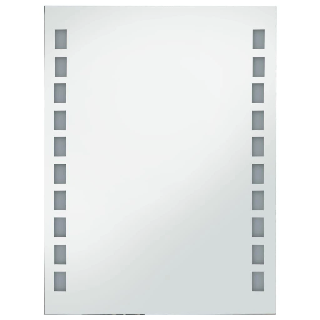 Sieninis vonios kambario veidrodis su LED, 60x80cm