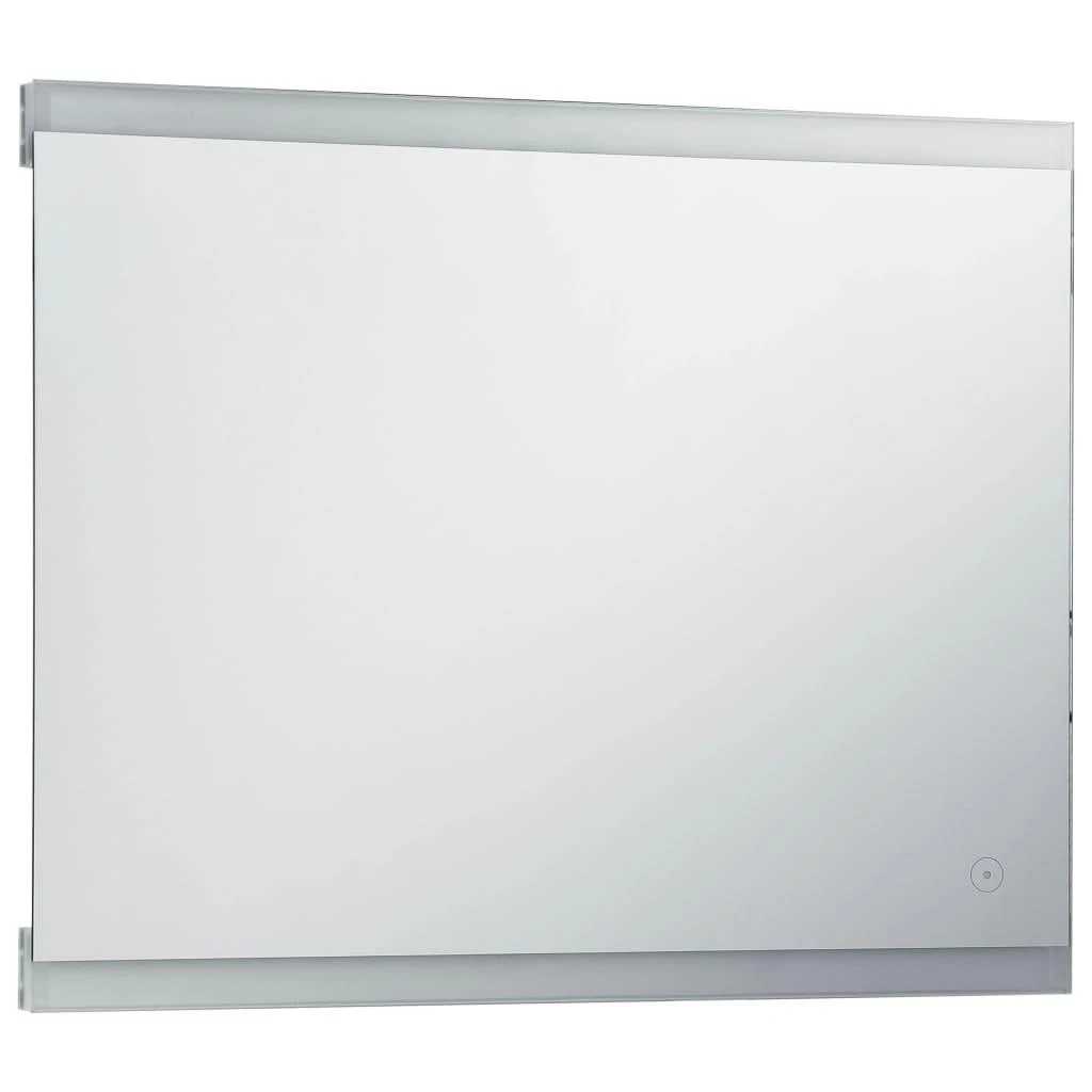 Sieninis vonios kambario veidrodis su LED ir jutikliu, 80x60cm