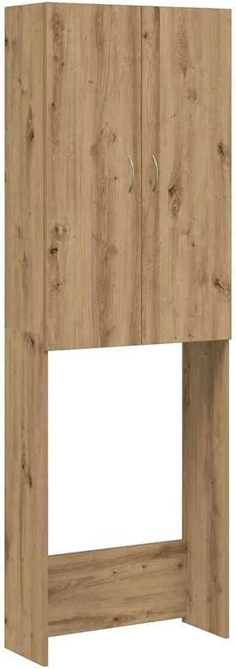 Skalbimo mašinos spintelė, artisano ąžuolo, 64x25,5x190cm