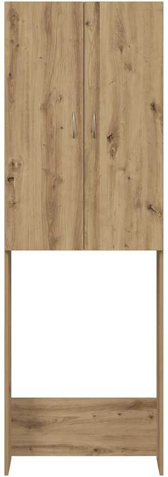 Skalbimo mašinos spintelė, artisano ąžuolo, 64x25,5x190cm