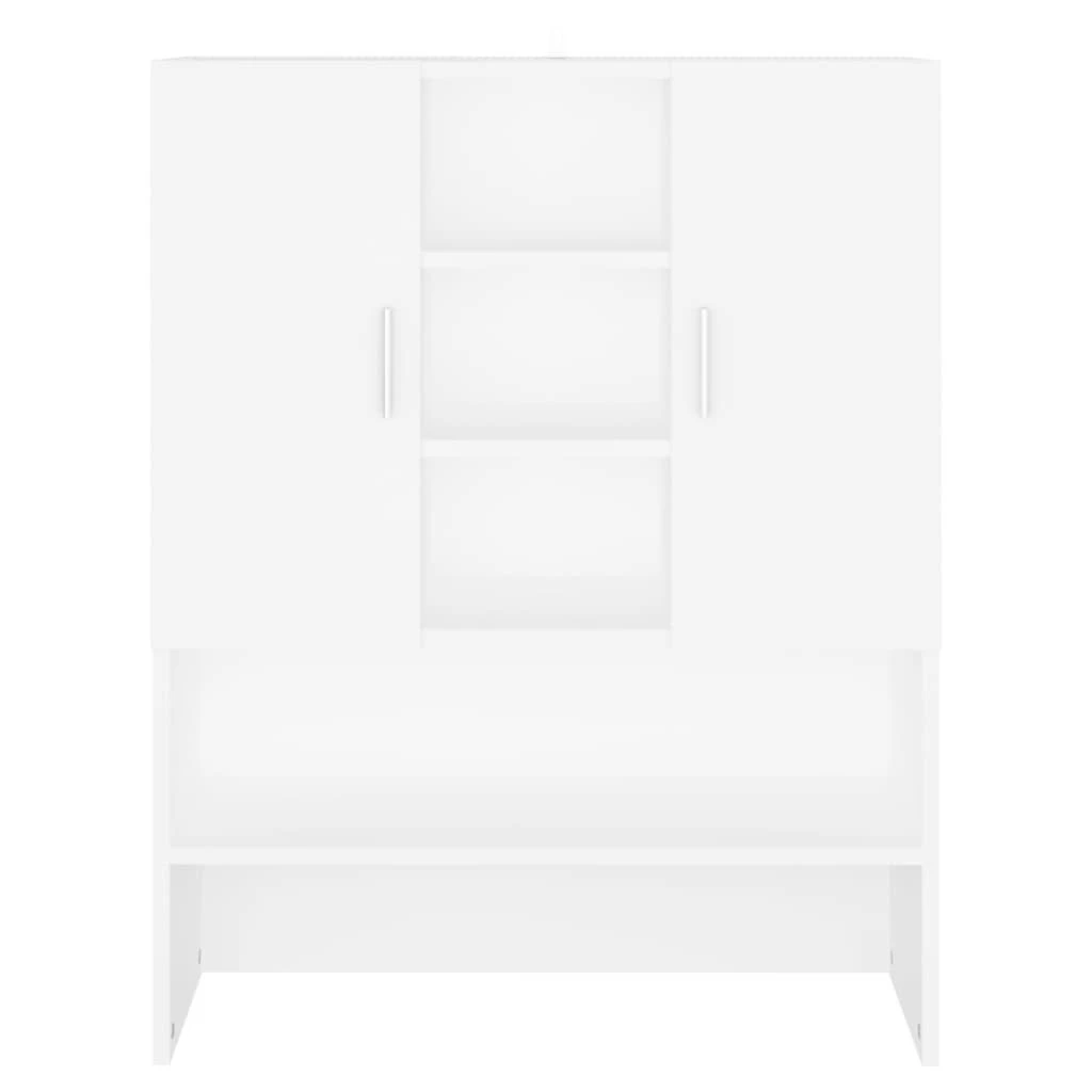 Skalbimo mašinos spintelė, baltos spalvos, 70,5x25,5x90cm