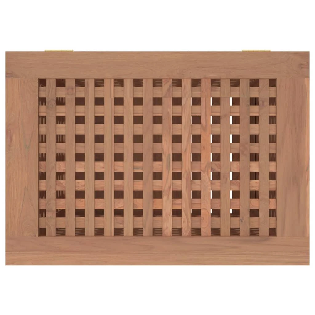 Skalbinių dėžė, 50x35x60cm, tikmedžio medienos masyvas
