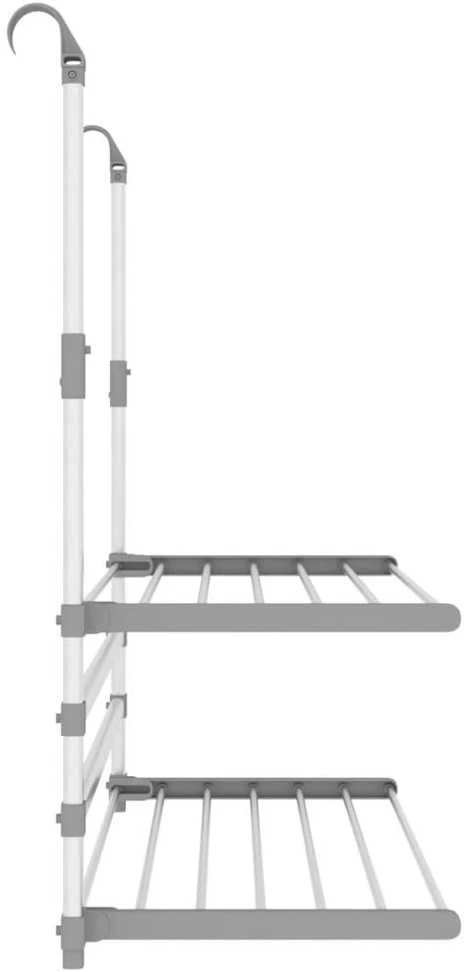 Skalbinių džiovykla balkonui, 89x25x(60–95)cm, aliuminis