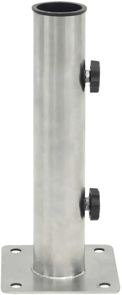 Skėčio pagrindas 38/48mm stulpams, sidabrinis, plienas