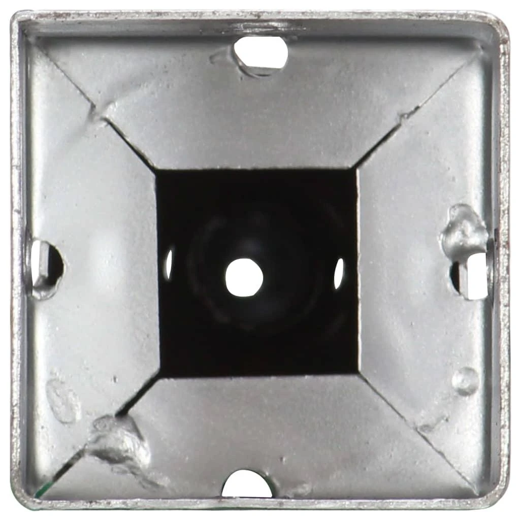 Smeigiami kuoliukai, 2vnt., sidabriniai, 10x10x57cm, plienas