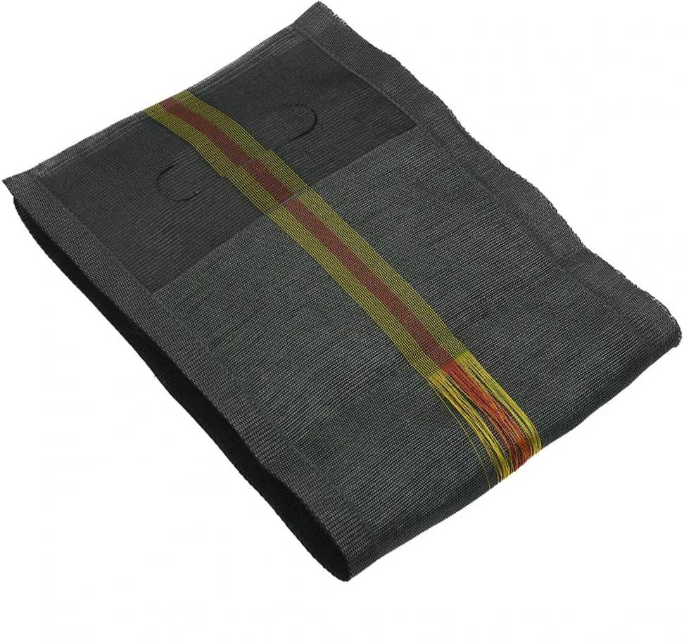 Smėlio maišai, 10vnt., tamsiai žali, 103x25cm, HDPE