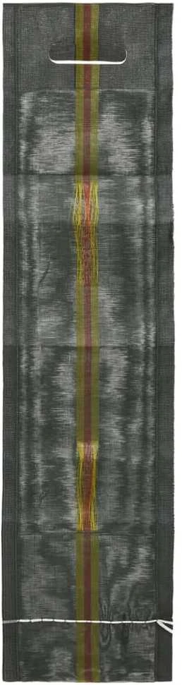 Smėlio maišai, 10vnt., tamsiai žali, 103x25cm, HDPE