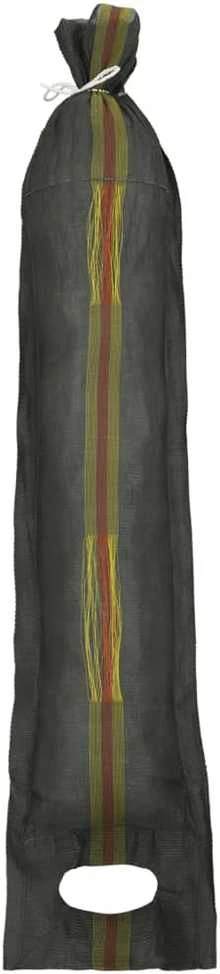 Smėlio maišai, 10vnt., tamsiai žali, 103x25cm, HDPE