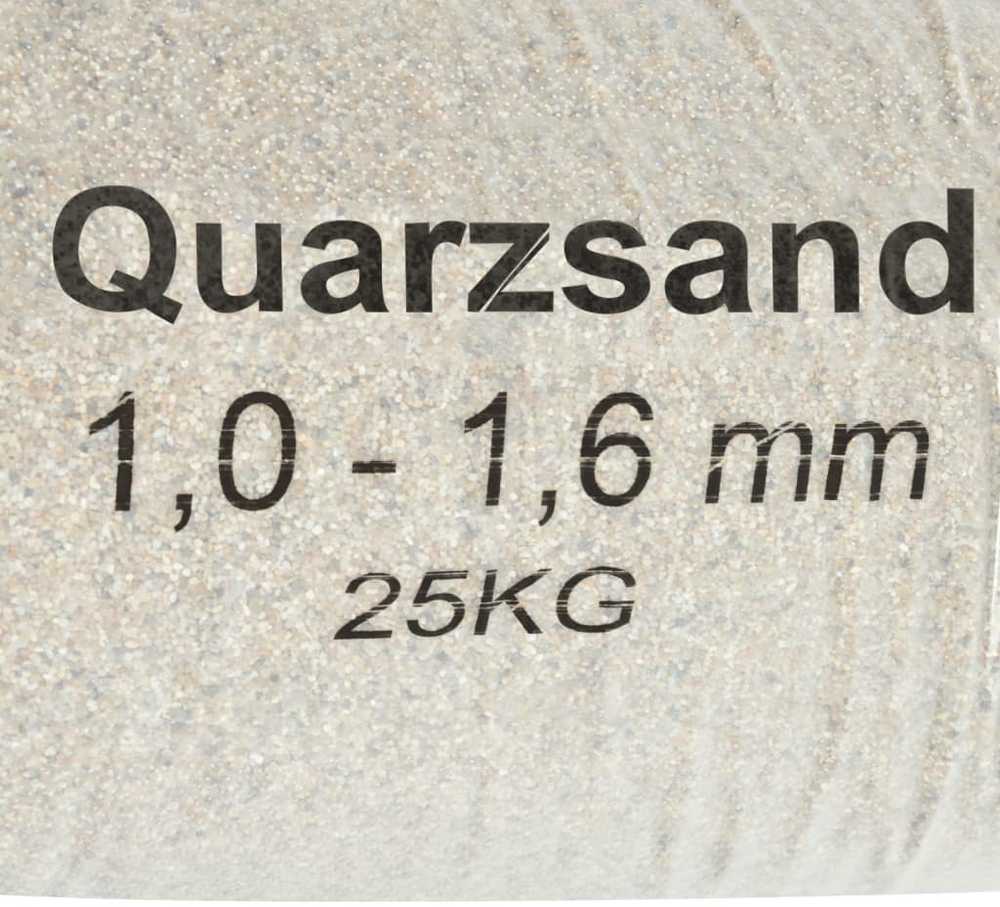 Smėlis filtrui, 25kg, 1,0–1,6mm