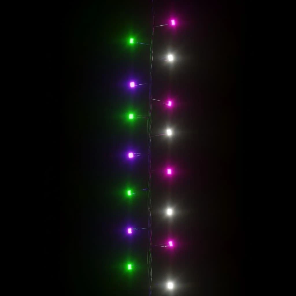 Smulkių LED lempučių girlianda, 45m, PVC, 2000 pastelinių LED