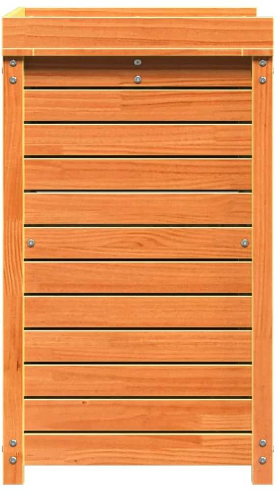 Sodinimo stalas su lentynomis, rudas, 82,5x50x86,5cm, pušis