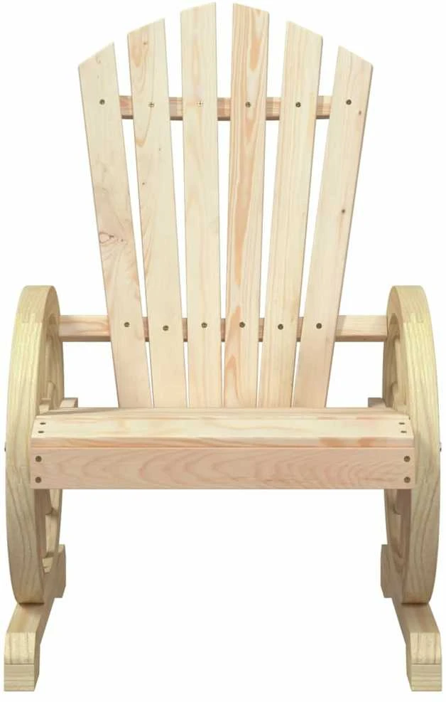 Sodo adirondack kėdė, eglės medienos masyvas