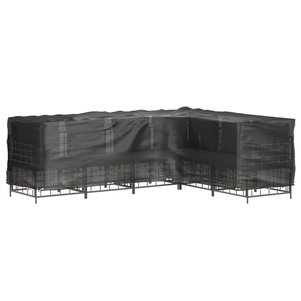 Sodo baldų uždangalai, 2vnt., 285x220x80cm, 18 kilpų, L formos