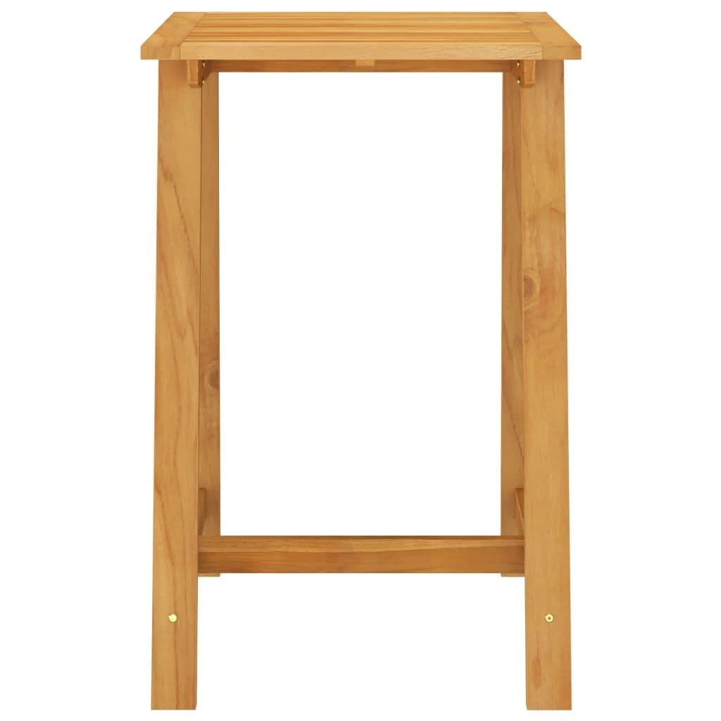 Sodo baro stalas, 70x70x104cm, akacijos medienos masyvas