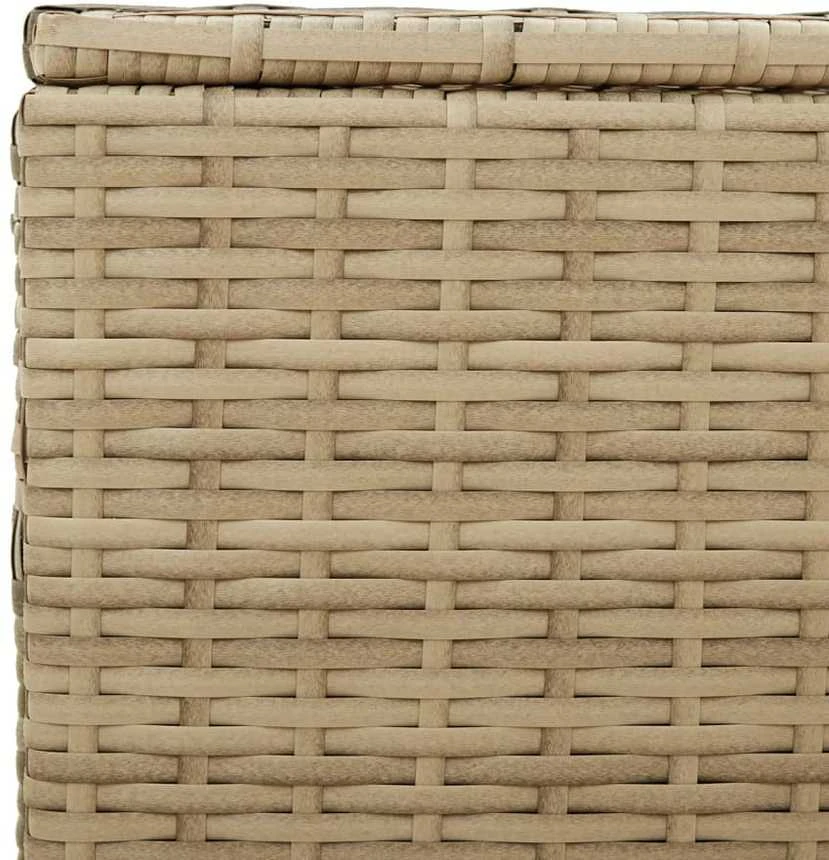 Sodo daiktadėžė, smėlio spalvos mišinys, 190l, poliratanas