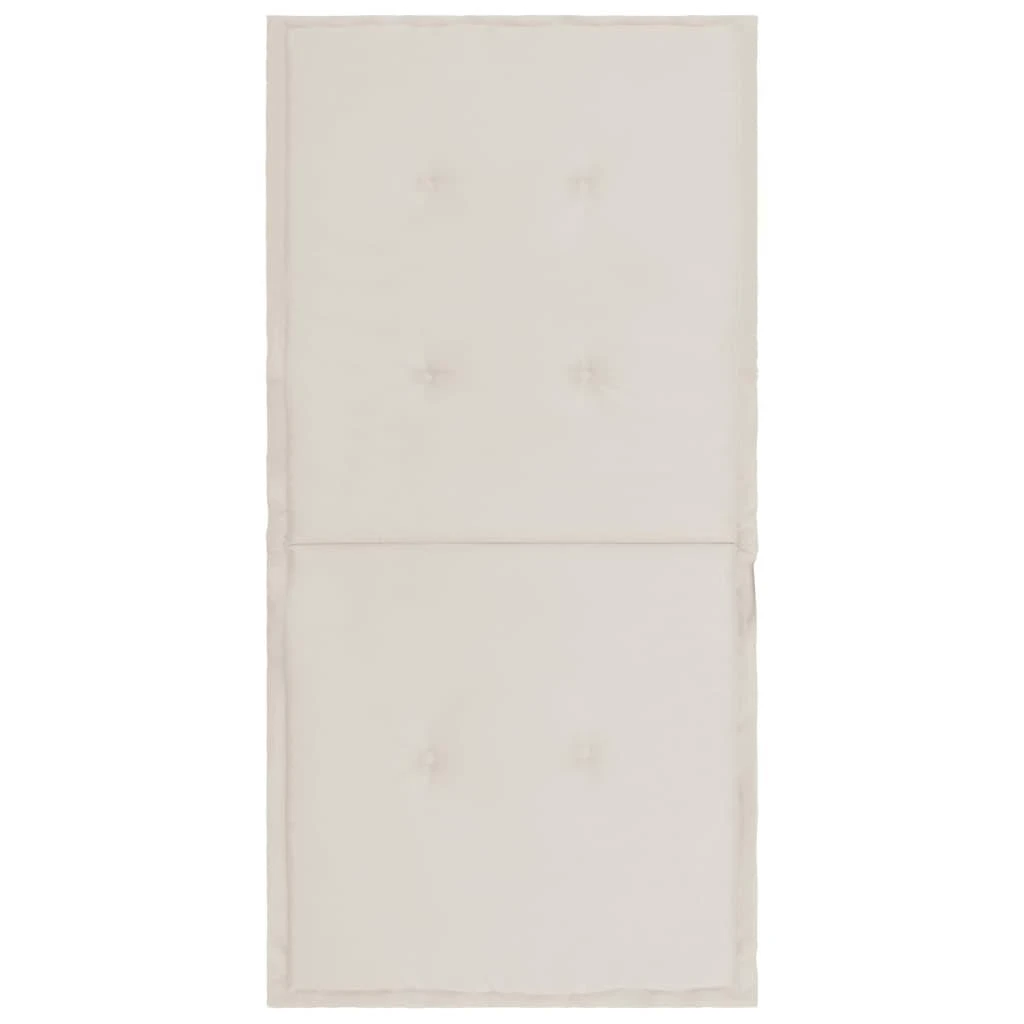 Sodo kėdės pagalvėlės, 2vnt., kreminės, 100x50x3cm, audinys