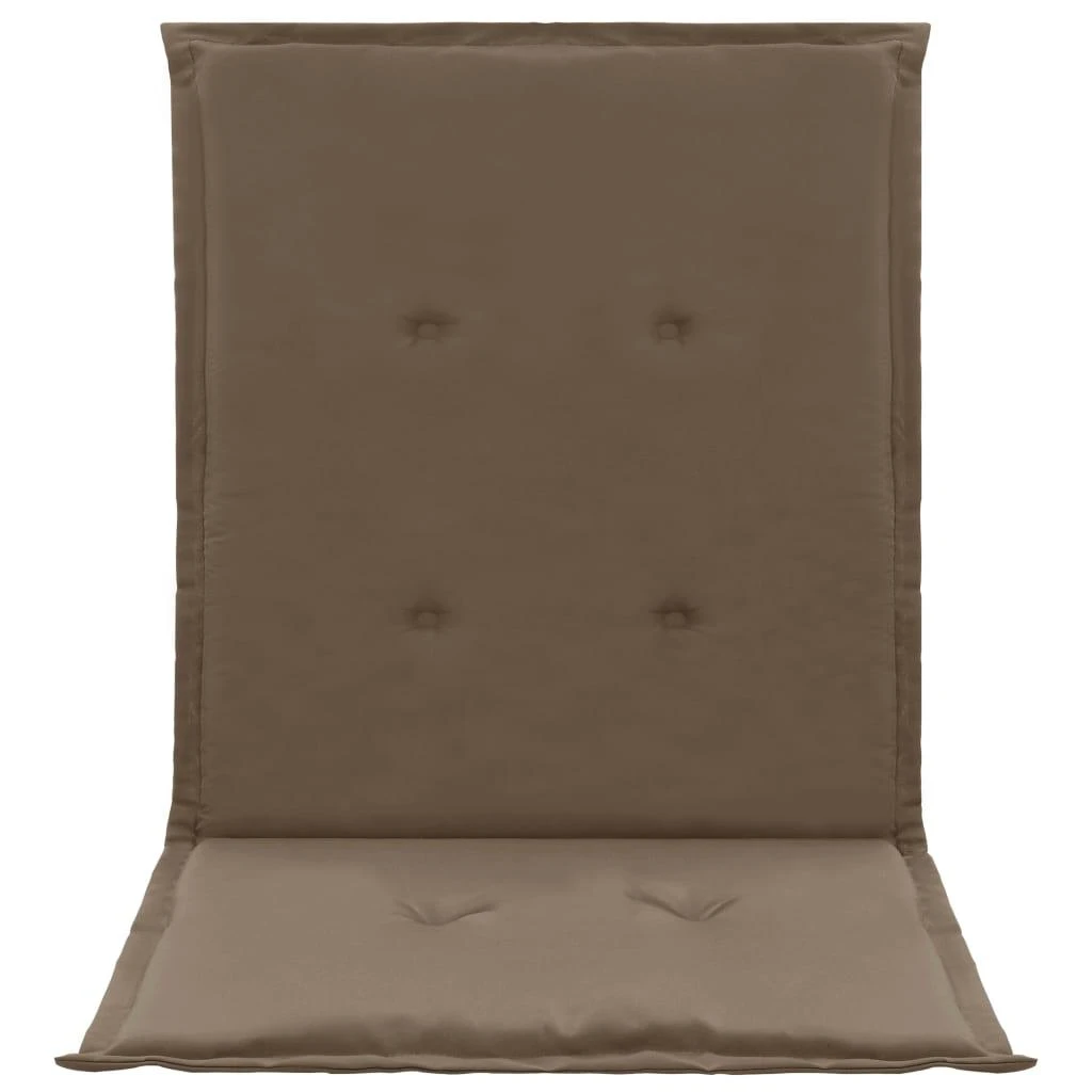 Sodo kėdės pagalvėlės, 2vnt., taupe, 100x50x3cm, audinys