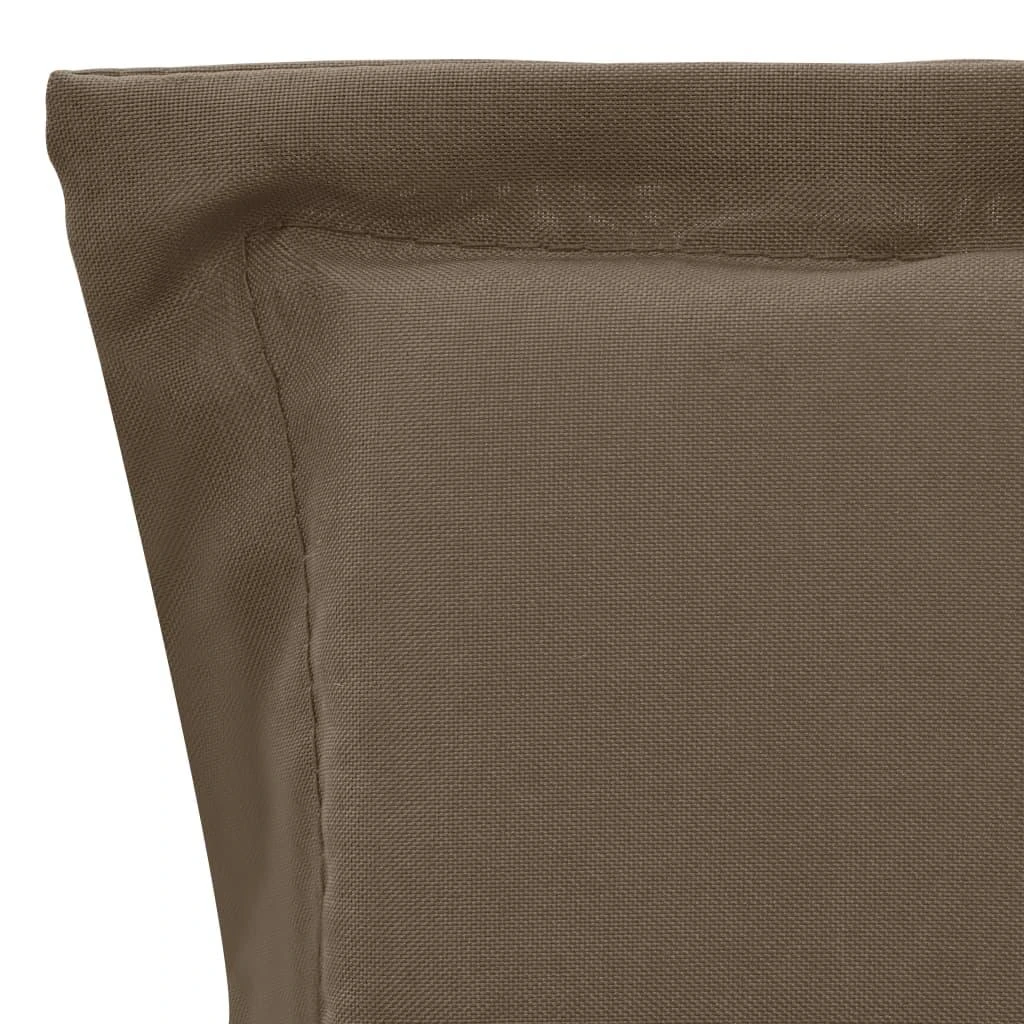 Sodo kėdės pagalvėlės, 2vnt., taupe, 100x50x3cm, audinys