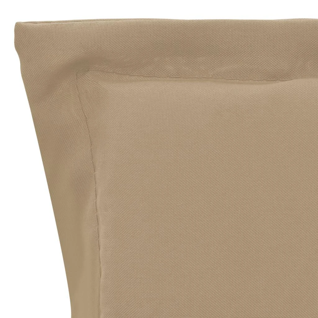 Sodo kėdės pagalvėlės, 4vnt., smėlio, 120x50x3cm, audinys