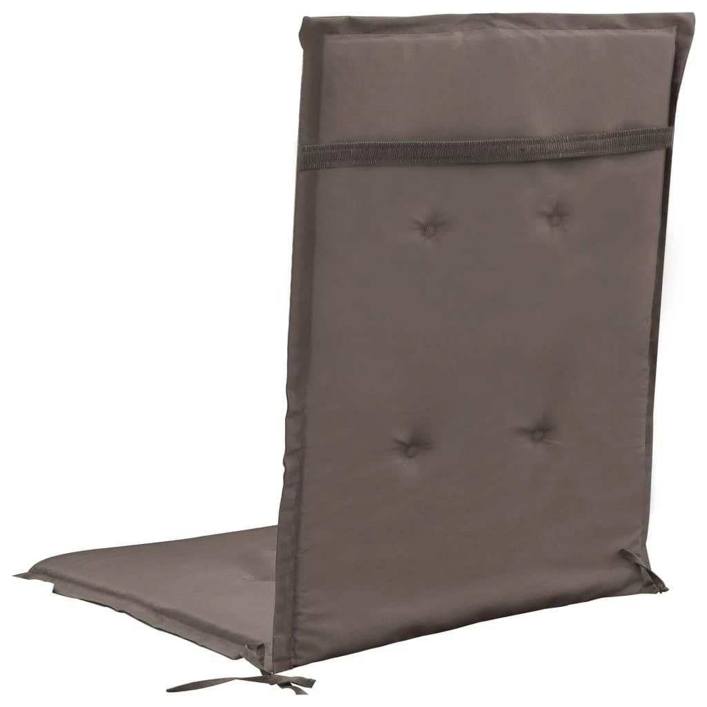 Sodo kėdės pagalvėlės, 4vnt., taupe, 120x50x3cm, audinys