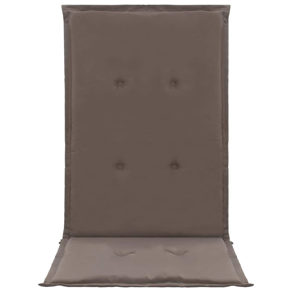 Sodo kėdės pagalvėlės, 4vnt., taupe, 120x50x3cm, audinys