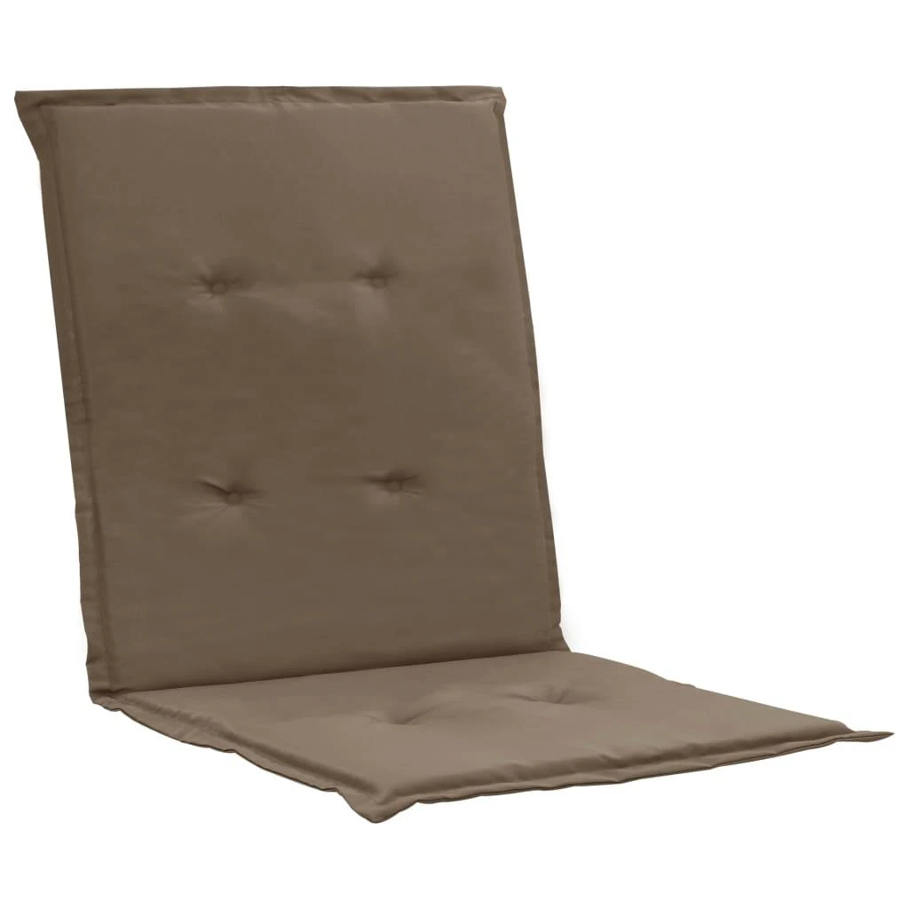 Sodo kėdės pagalvėlės, 4vnt., taupe, 100x50x3cm, audinys