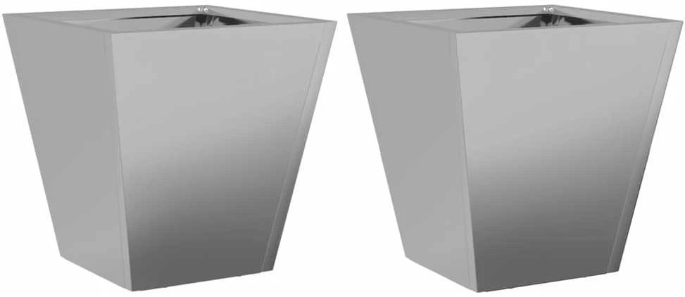 Sodo loveliai, 2vnt., 30x30x30cm, galvanizuotas plienas