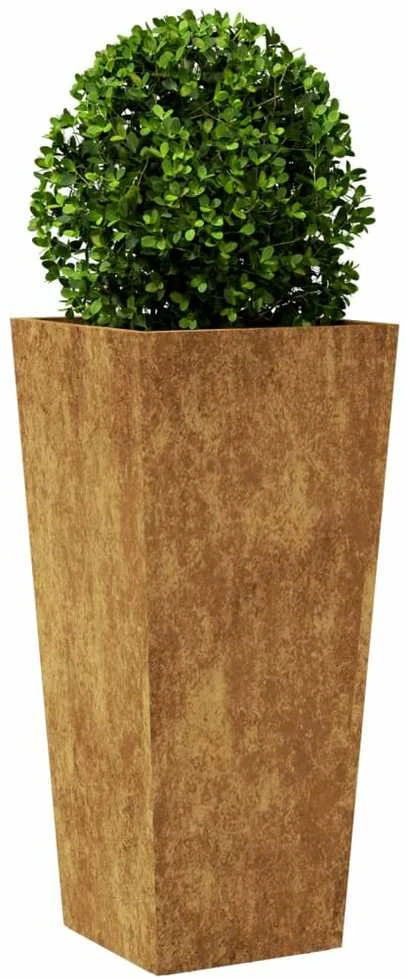 sodo vazonai 2 vnt 35x35x75 cm oro sąlygoms atsparus plienas