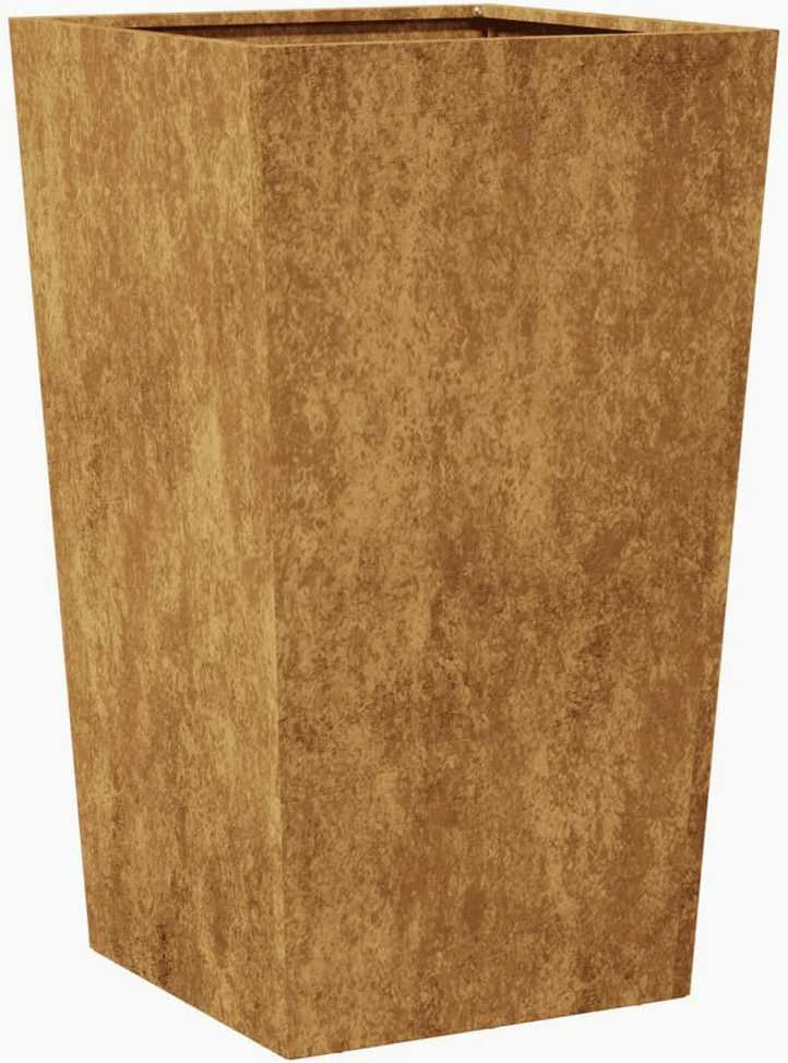 Sodo vazonai 2 vnt 45x45x75 cm oro sąlygoms atsparus plienas