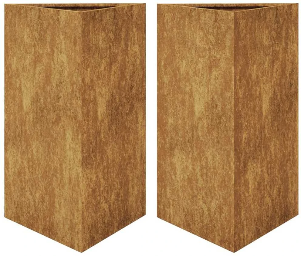 Sodo loveliai 2vnt. 50x43x75cm oro sąlygoms atsparus trikampiai