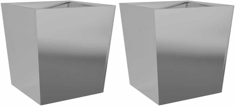 Sodo loveliai, 2vnt., 50x50x50cm, galvanizuotas plienas