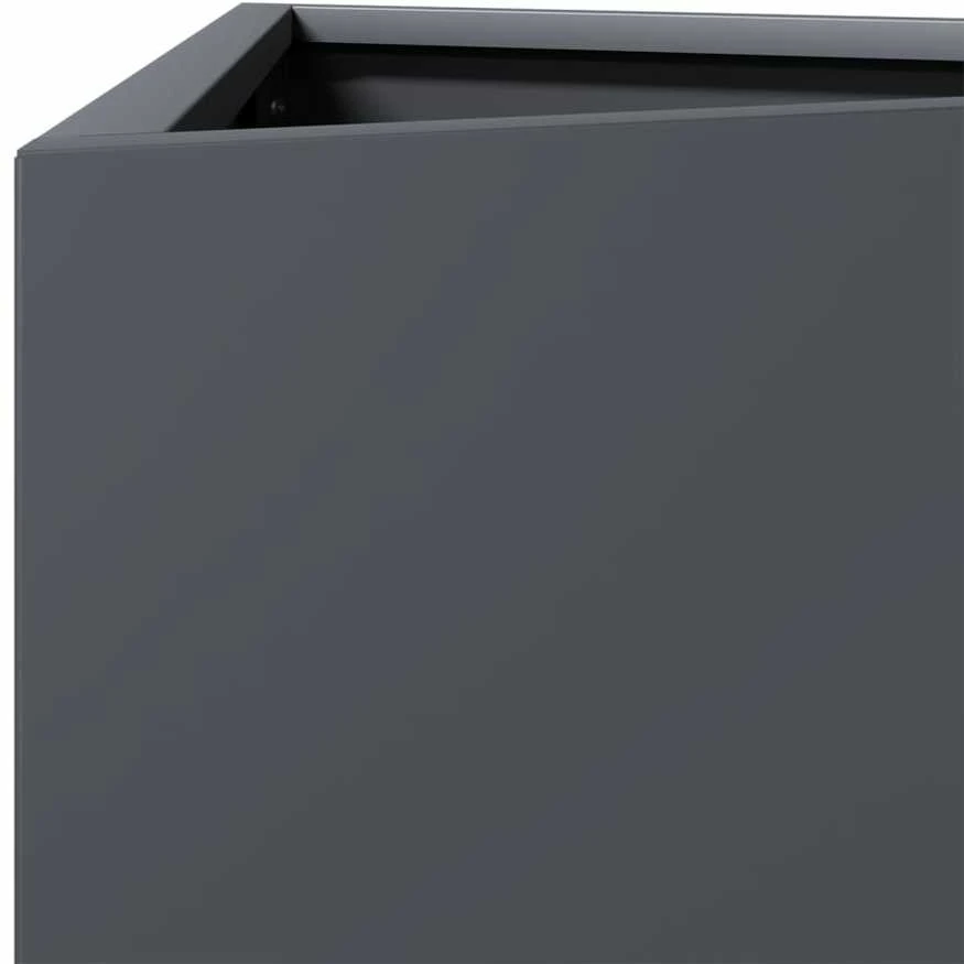 Sodo loveliai, 2vnt., antracito, 30x26x75cm, plienas