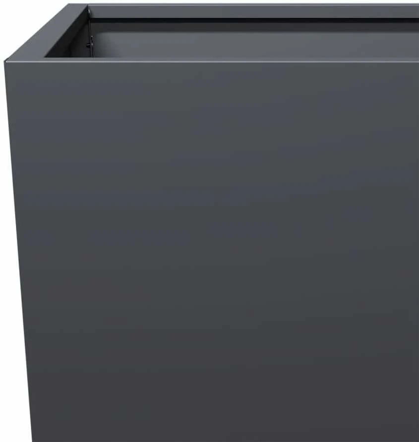Sodo loveliai, 2vnt., antracito spalvos, 45x45x75cm, plienas