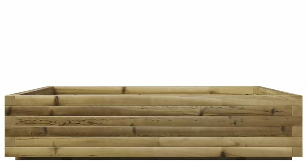 Sodo lovelis, 110x110x26,5cm, impregnuota pušies mediena