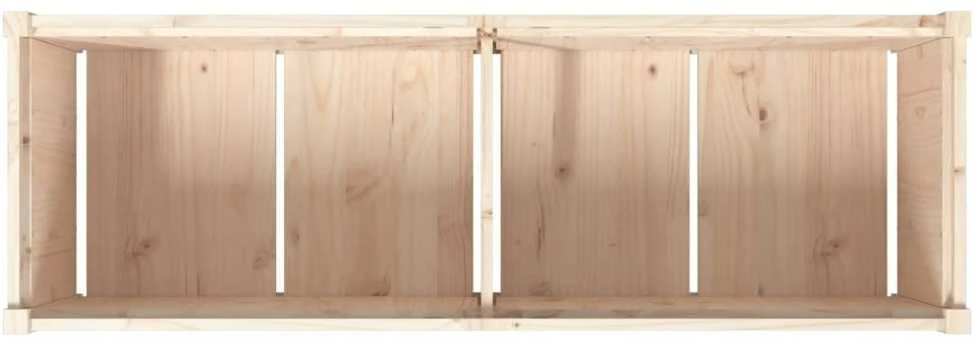 Sodo lovelis, 150x50x50cm, pušies medienos masyvas
