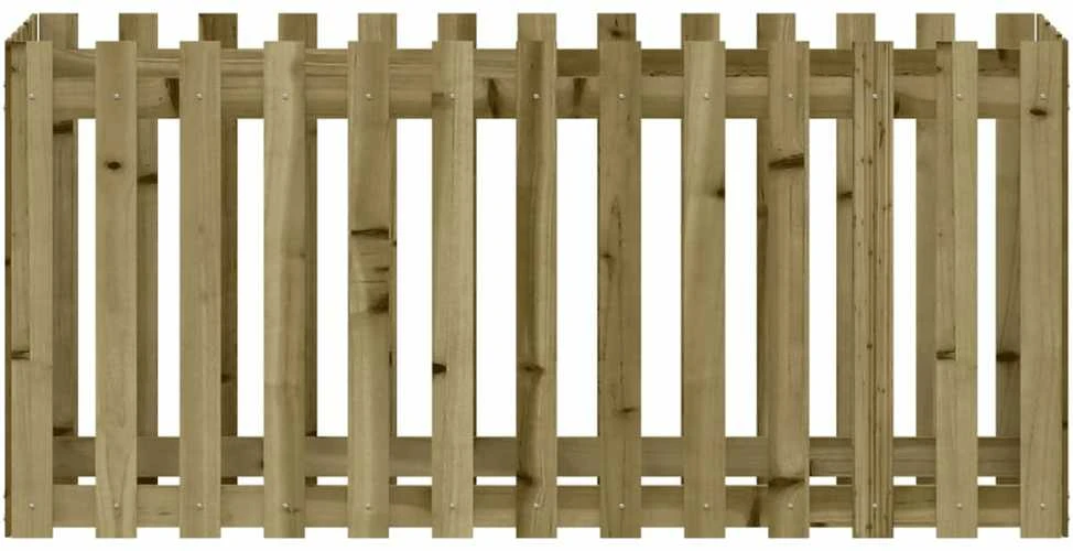 Sodo lovelis, 150x50x70cm, impregnuota pušis, tvorelės dizaino