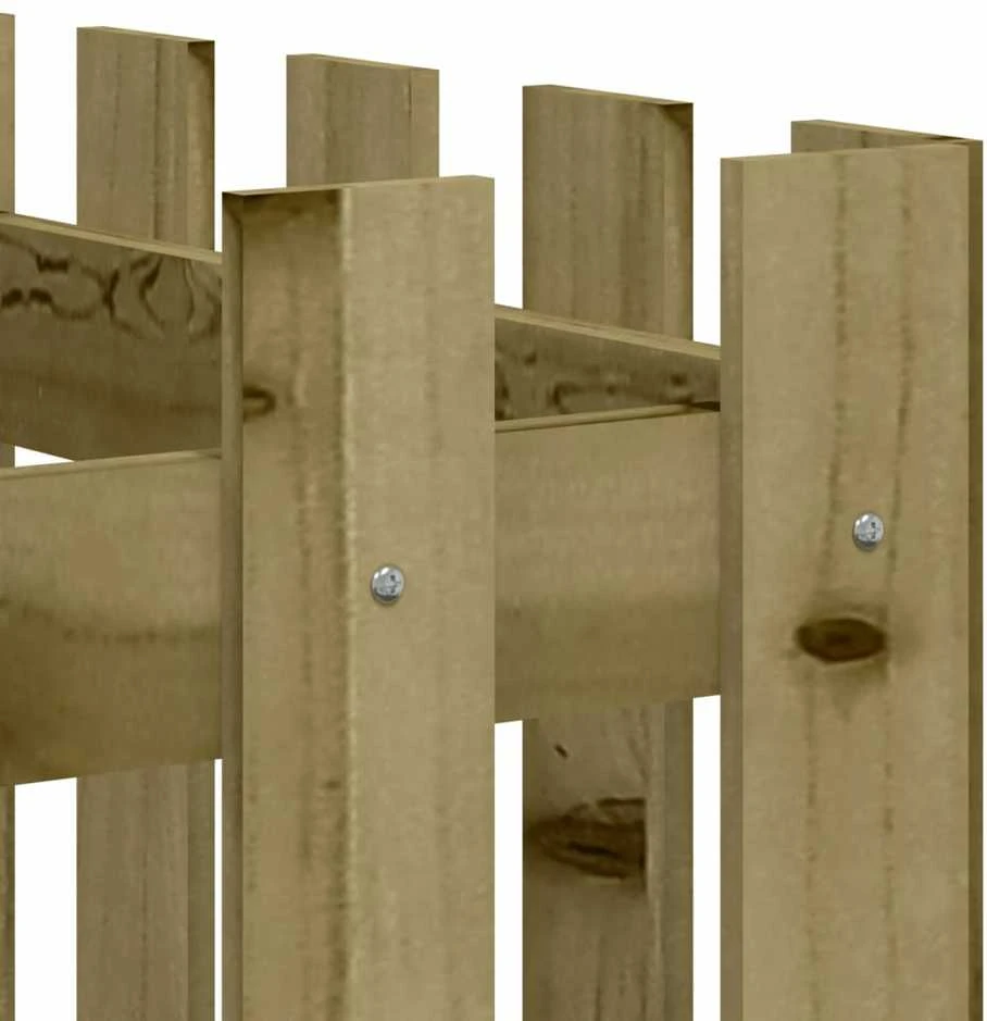 Sodo lovelis, 150x50x70cm, impregnuota pušis, tvorelės dizaino
