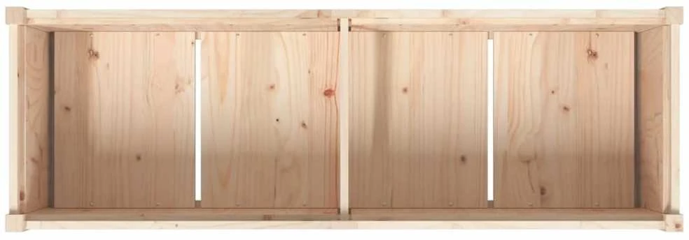 Sodo lovelis, 150x50x70cm, pušies medienos masyvas