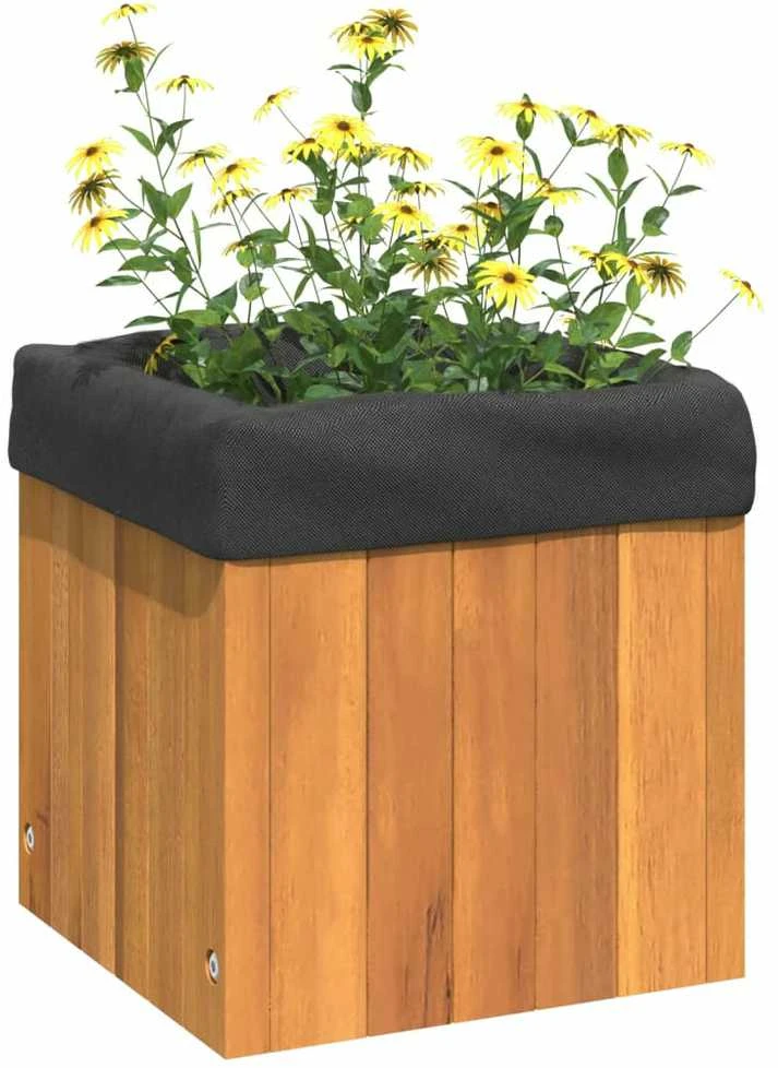 Sodo lovelis, 25x25x25cm, akacijos medienos masyvas