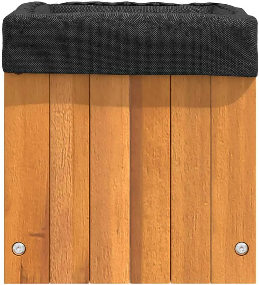 Sodo lovelis, 25x25x25cm, akacijos medienos masyvas